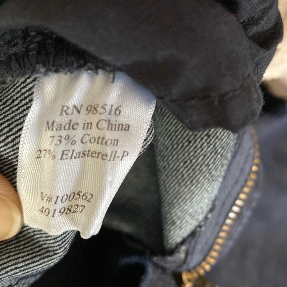 Coldwater Creek Dark Blue Mini Bootcut Leg Natural Fit Jeans - Picture 8 of 10